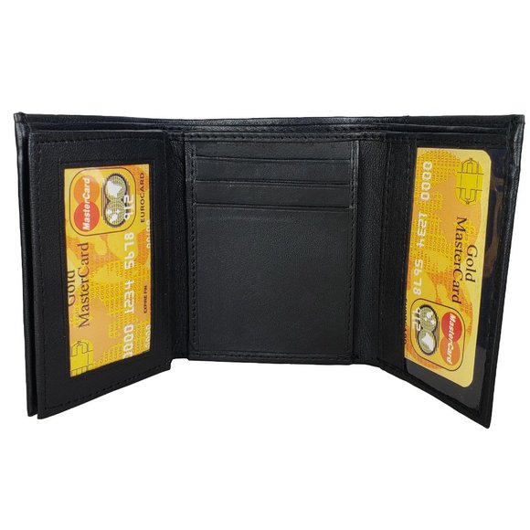 Men's Trifold Wallet With Front ID - Picture 4 of 15